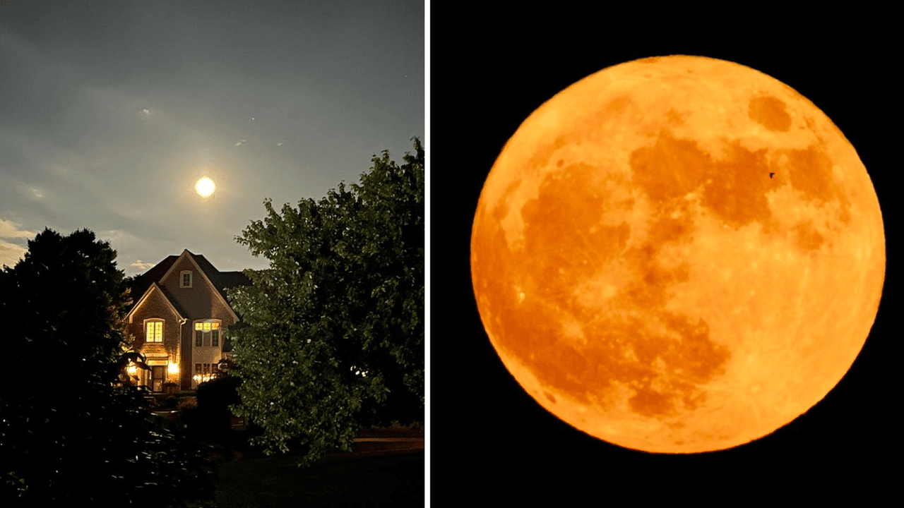 Así captaron la superluna del 30 de agosto que alumbró los cielos de Estados Unidos