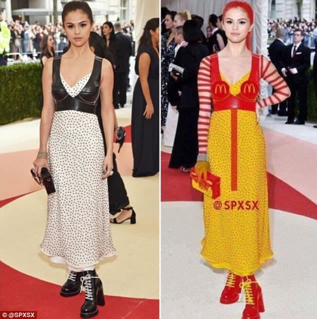 Y hubo quienes hasta la compararon con el mismísimo Ronald McDonald...