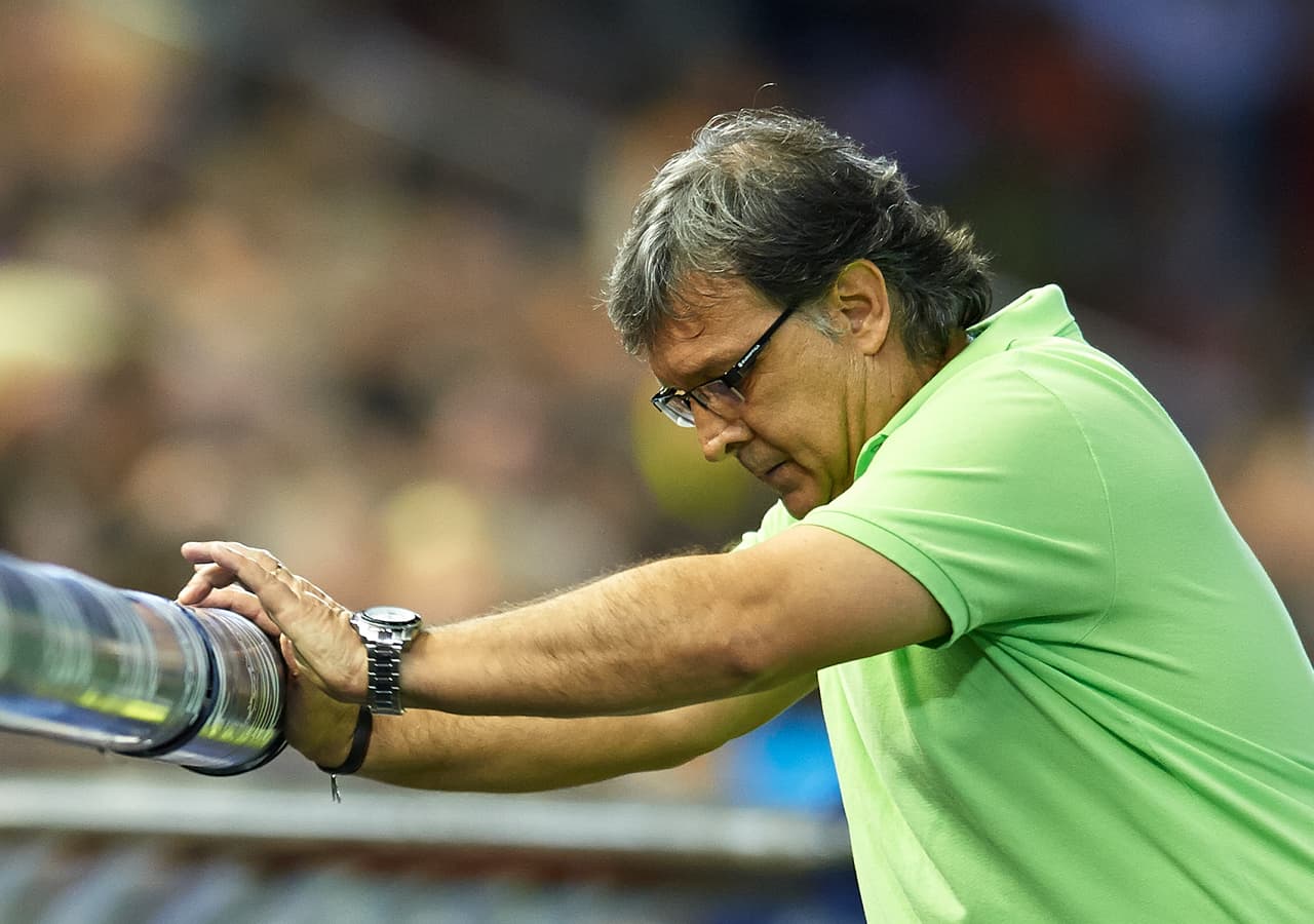 De hecho, los únicos tres partidos que jugó fueron en septiembre ante Almería, Rayo Vallecano y Valencia. En todos ganó el equipo del 'Tata'.