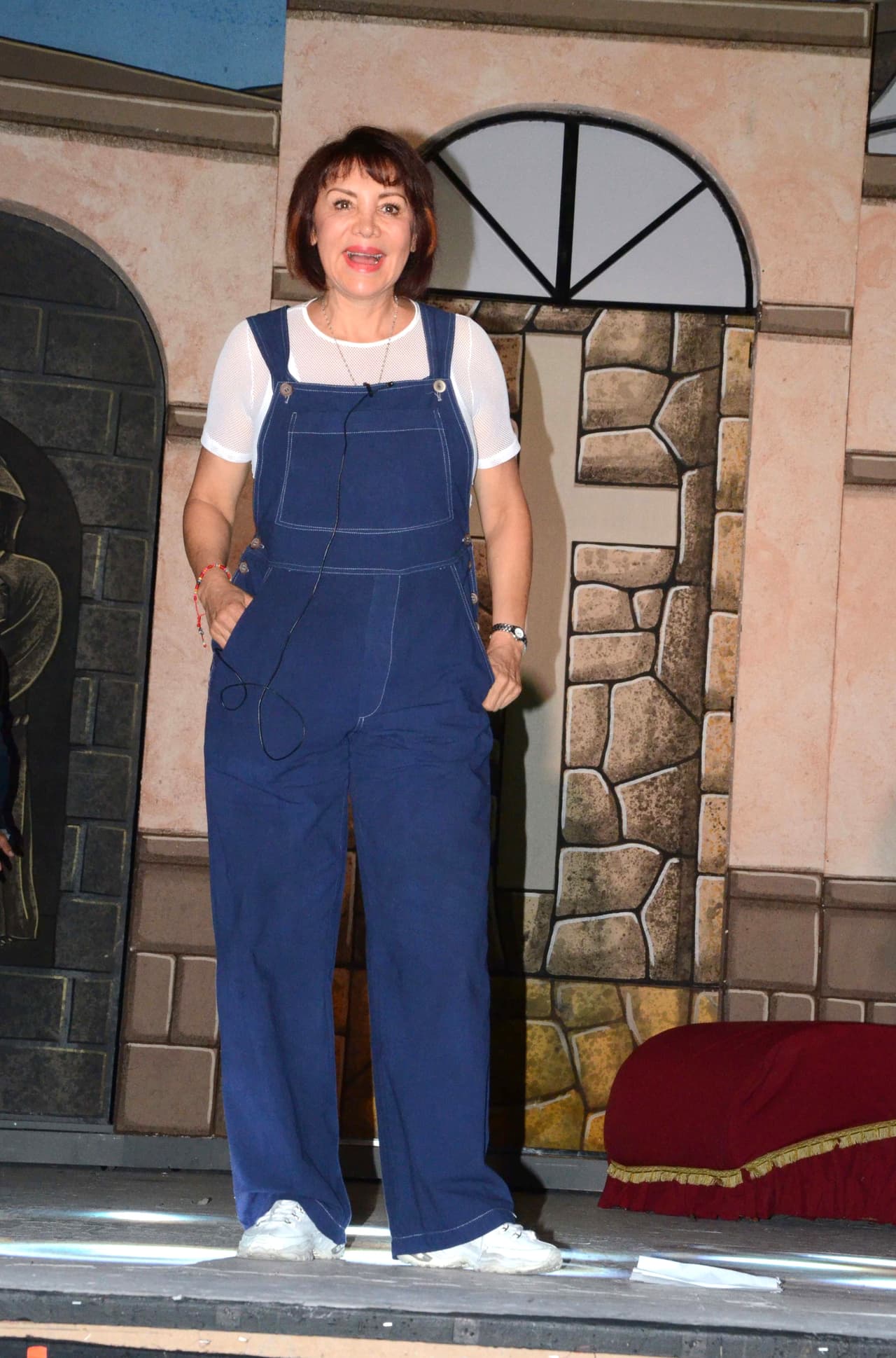 A pesar del susto, la artista ya se encuentra bien y cumpliendo sus compromisos.