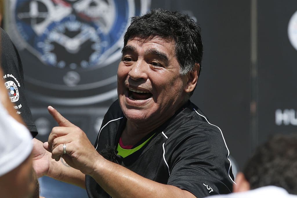 Maradona, un “metepatas”