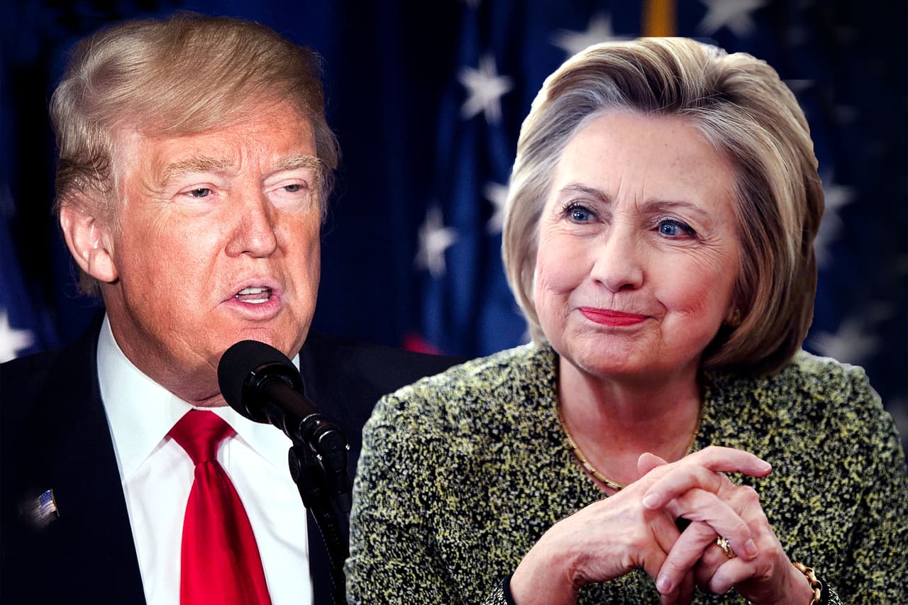 Encuesta: Hillary Clinton y Donald Trump empatados en tres estados clave