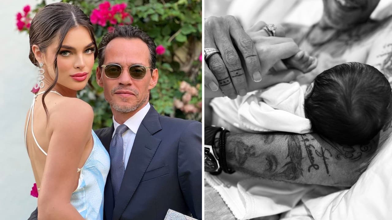 Marc Anthony y Nadia Ferreira eligieron un polémico nombre para su bebé: este es su significado
