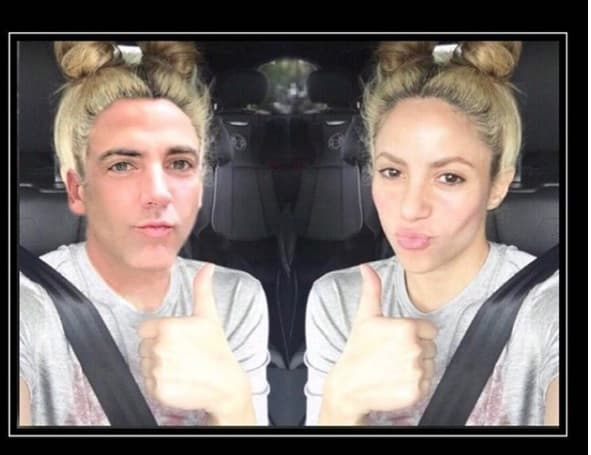 En esta ocasión se editó al lado de Shakira, acompañando la imagen con la leyenda: "Mejores amigas, siempre".