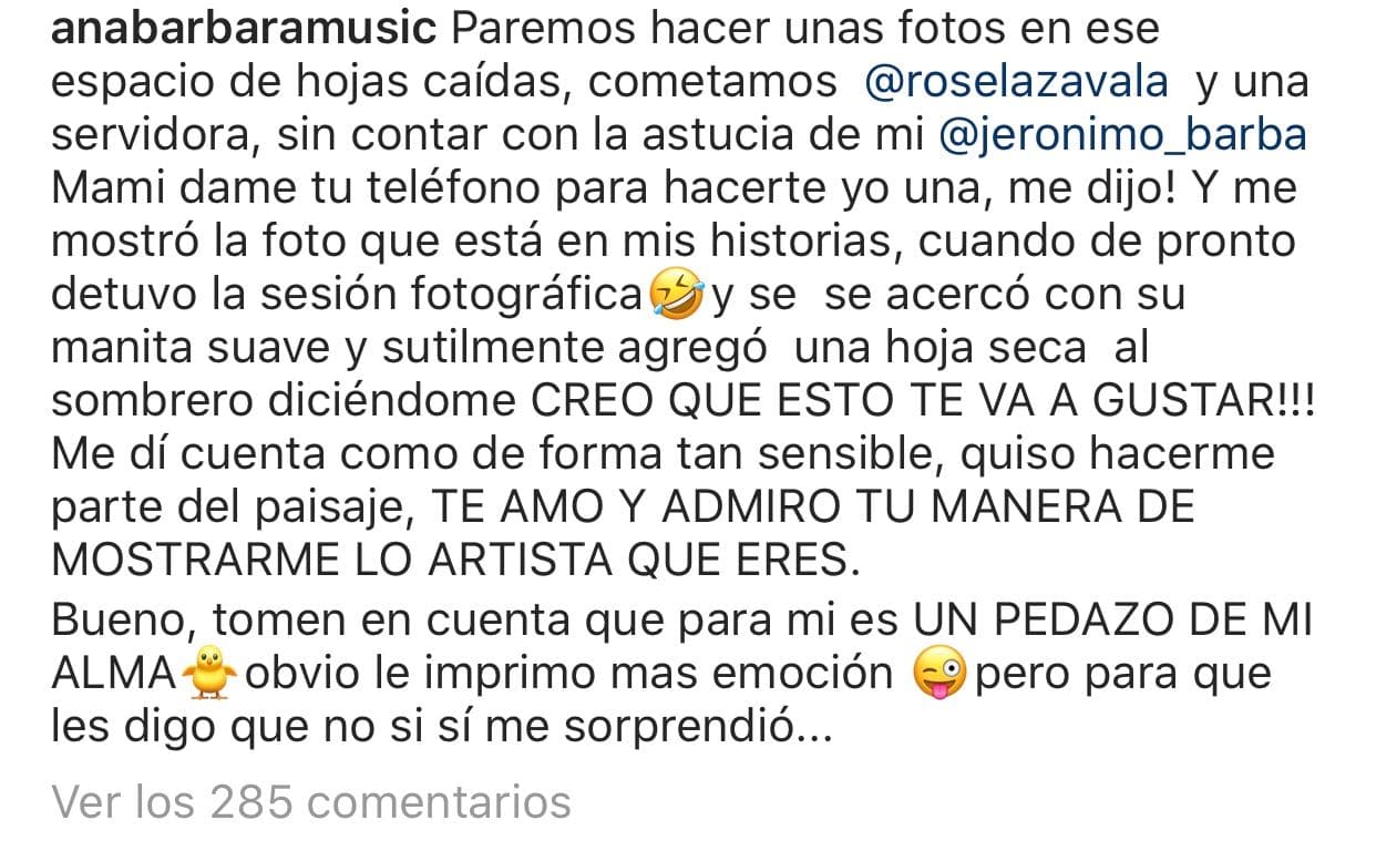 <b><a href="https://www.univision.com/famosos/ana-barbara-confeso-que-paso-dificiles-momentos-en-su-primer-embarazo-por-una-bola-de-inutiles-fotos">Ana Bárbara</a></b> no dudó en elogiar la vena artística de su pequeño, quien el próximo 21 de marzo cumplirá 8 años.
<br>