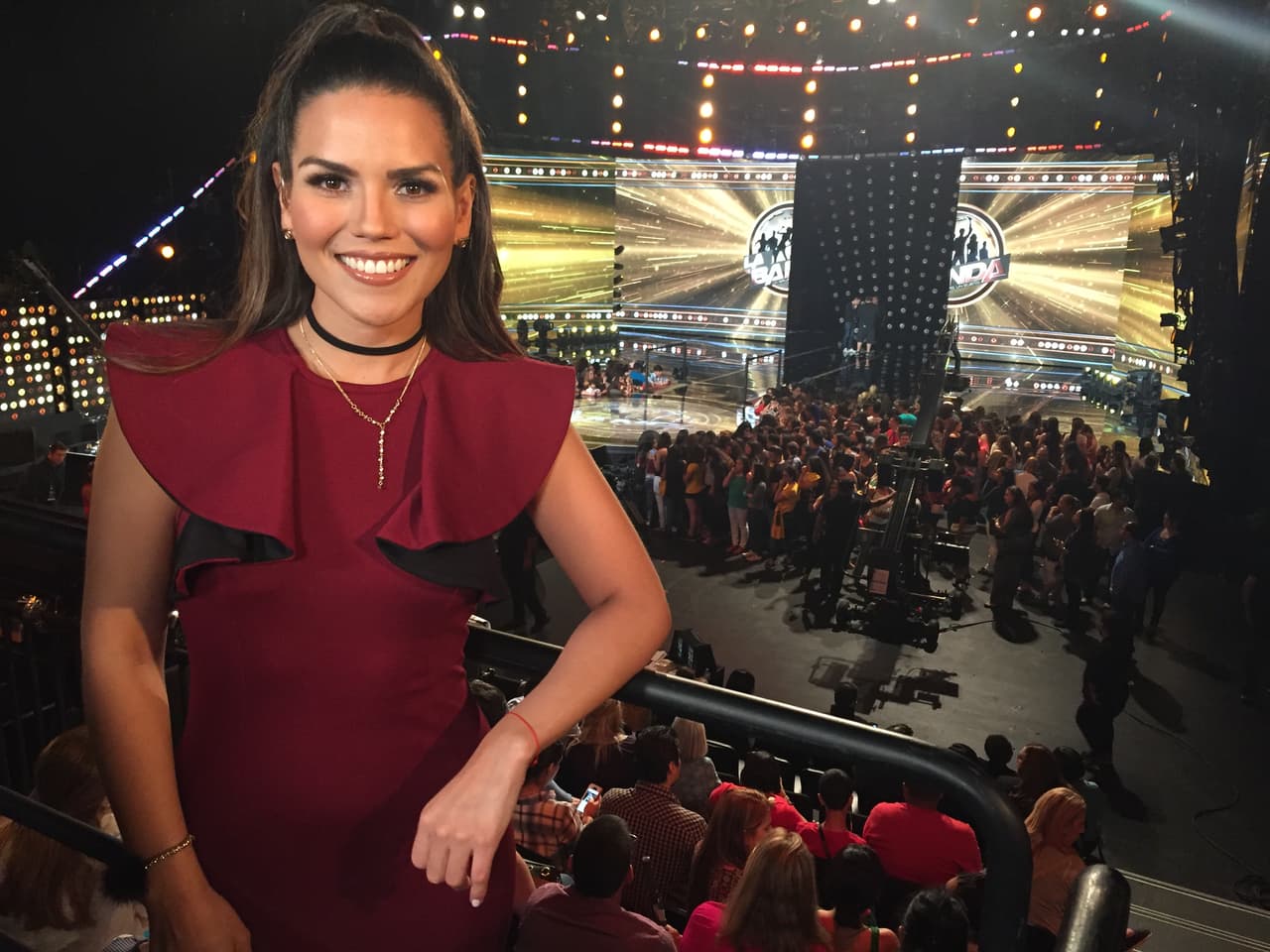 Karina Banda estuvo en vivo desde el foro de grabación de La Banda.