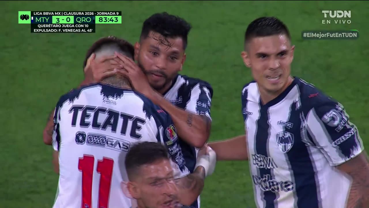 ¡Goleada en Monterrey! Golazo de Tecatito Corona para sellar el 3-0