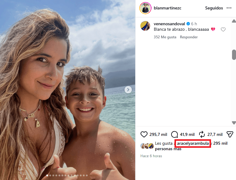 Aracely Arámbula y 'La Venenosa' fueron dos de las famosas que reaccionaron al mensaje de la mamá de Lucas Gámez para su hijo.