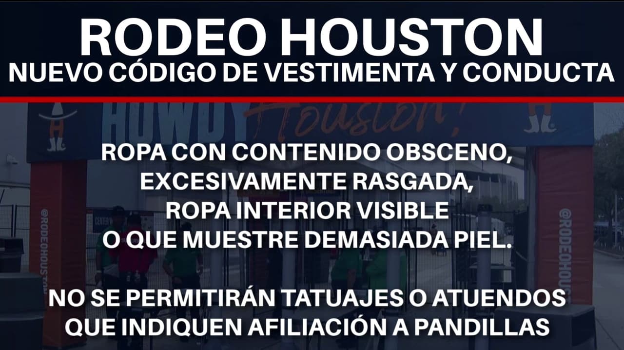 El Rodeo Houston actualiza su código de vestimenta: esto podría dejarte fuera del evento