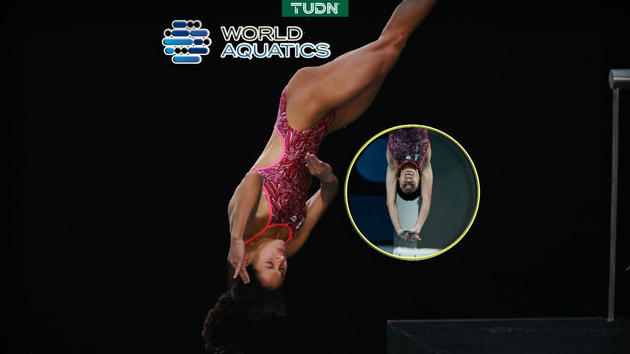 Gaby Agundez y Ale Estudillo cumplen estupenda actuación en plataforma de 10m