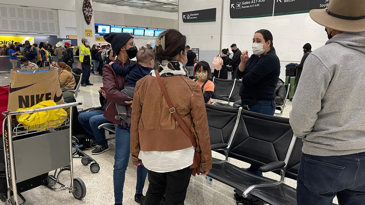 Tanto quienes viajan a otros destinos para volver a casa o regresar a Houston después de unas vacaciones.