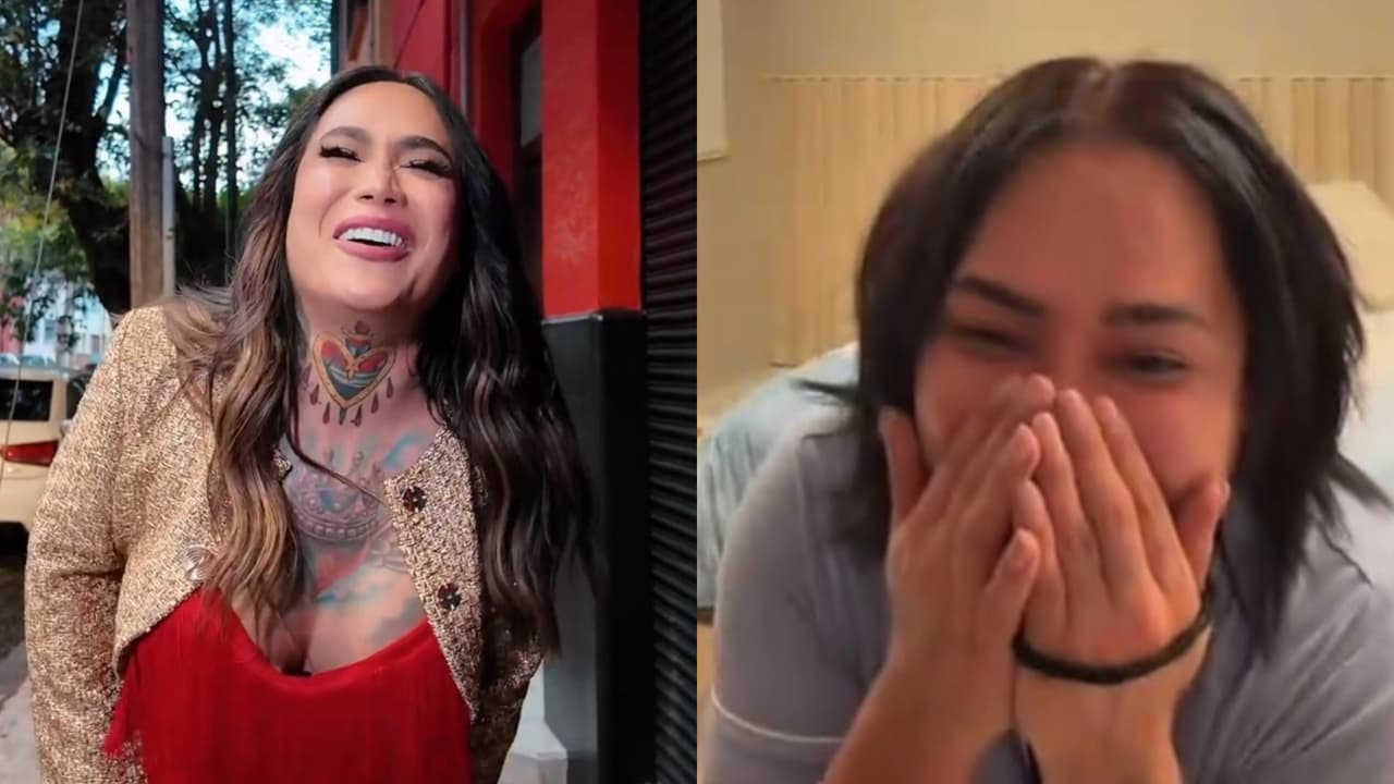 Karina Torres se corta el cabello y su reacción es imperdible: ¡mira cómo quedó!