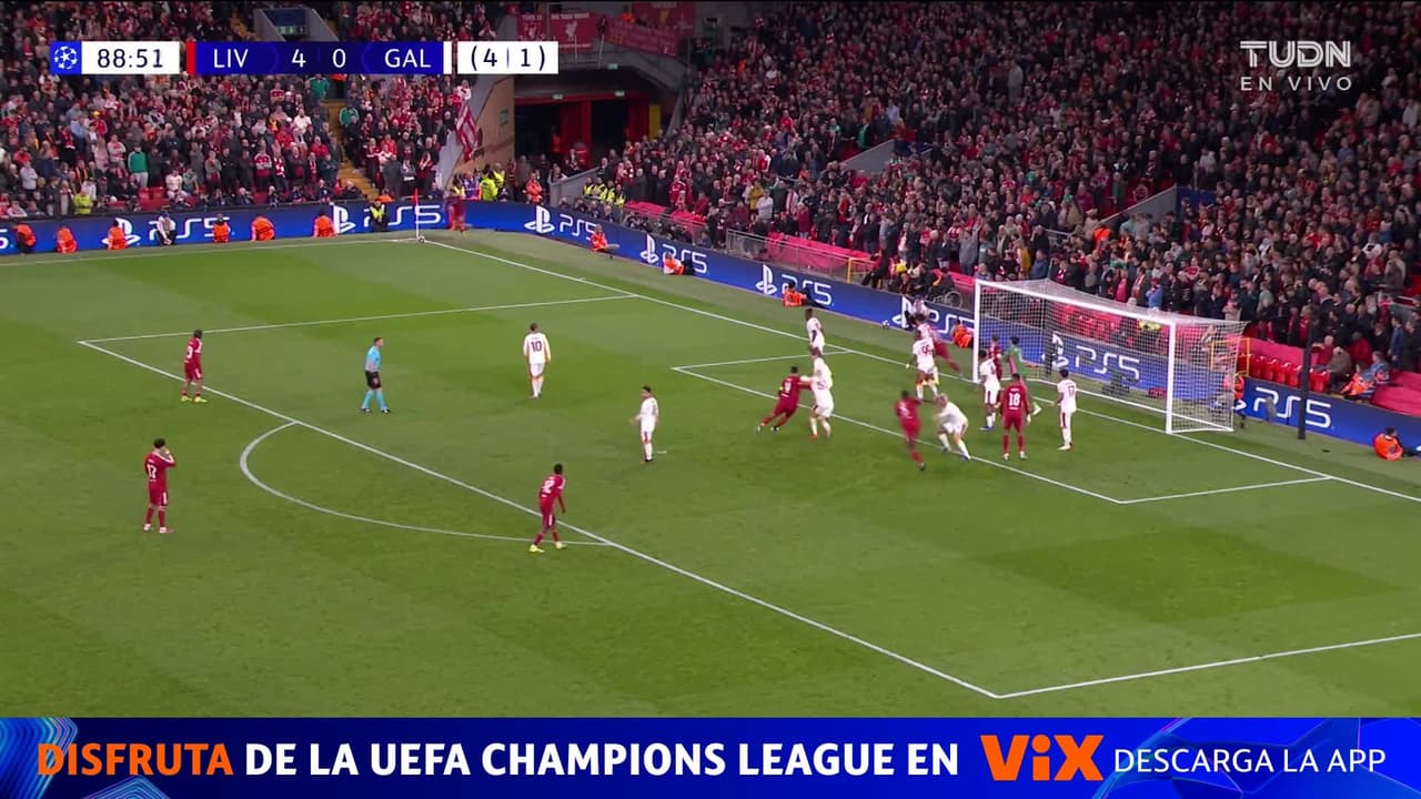 ¡Mac Allister se queda sin gol! Anulan el quinto del Liverpool ante Galatasaray