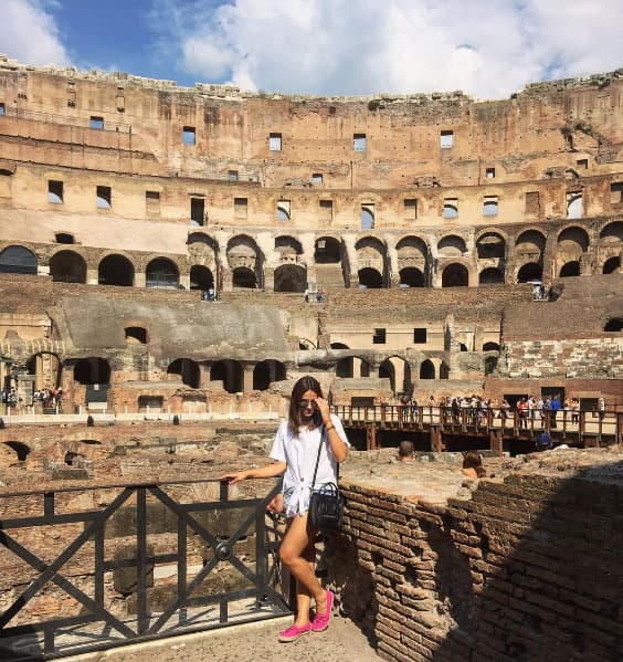 Italia fue el tercer país que esta guapa actriz de 
<a href="http://www.univision.com/novelas/sueno-de-amor">Sueño de amor</a> visitó.