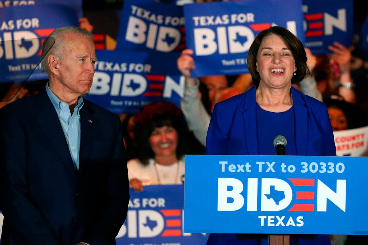 Amy Klobuchar se retira de la lista para vicepresidenta de Joe Biden: dice que debería elegir a una mujer de color