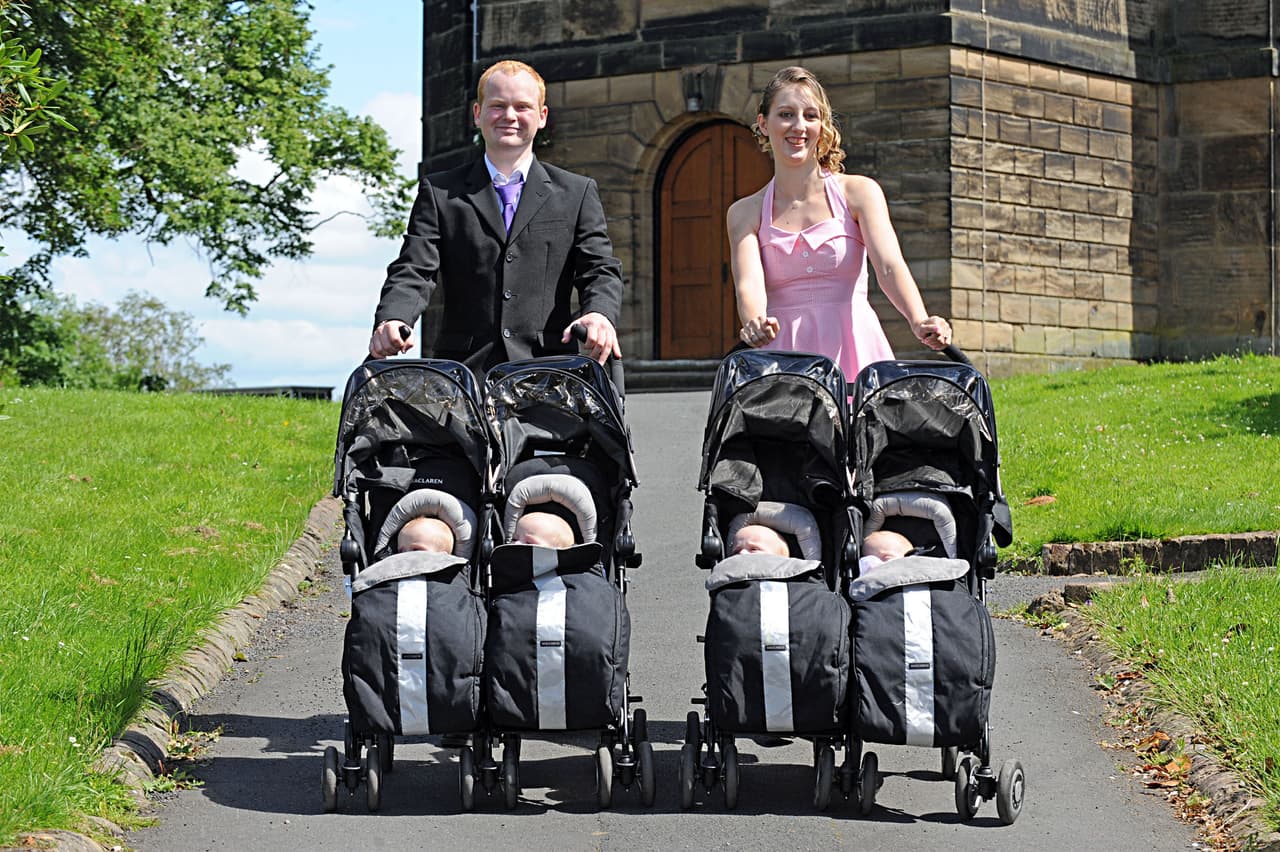 ¡Pero la vida le tenía planeado tener cuatro hijas!