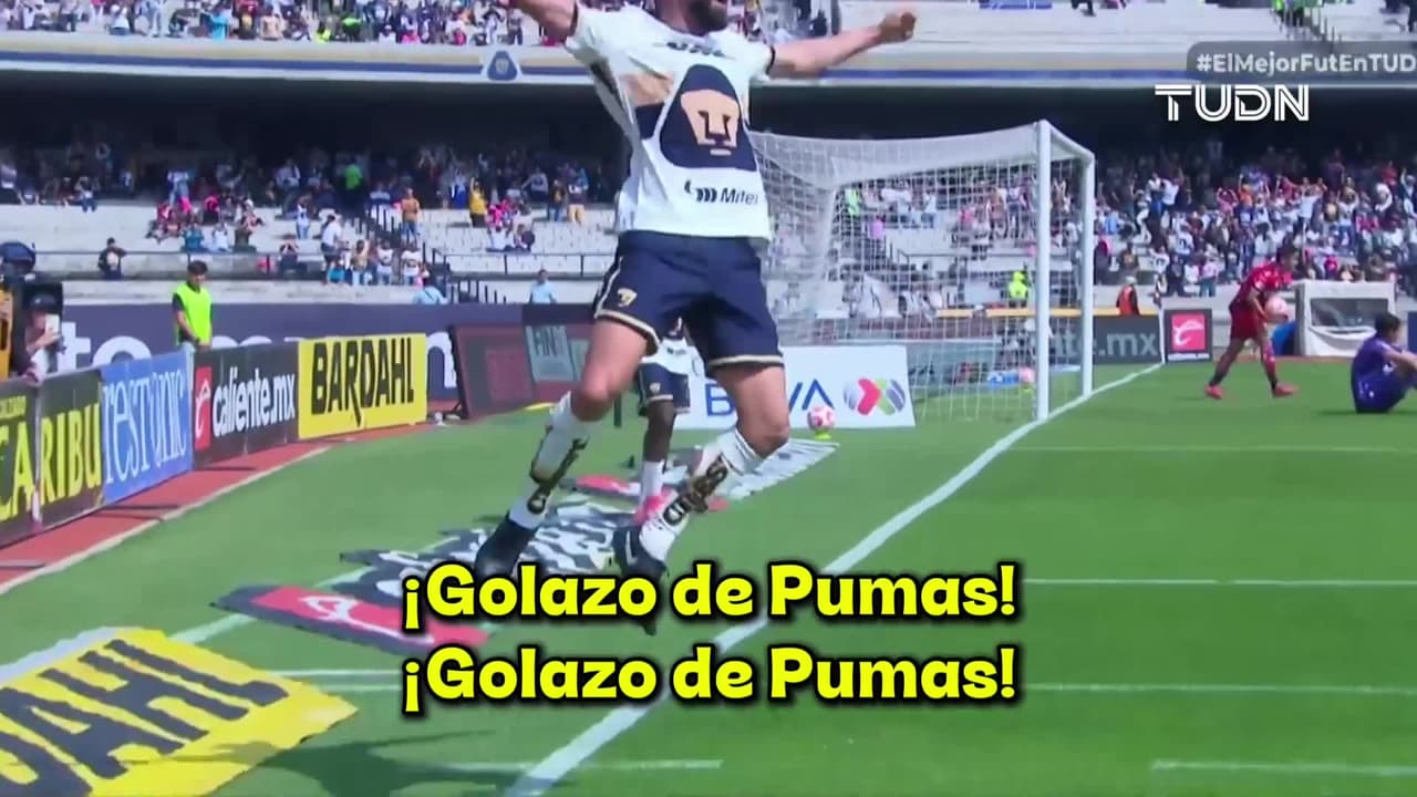 ¡Gol de Pumas! ¡Los universitarios mueven las redes!