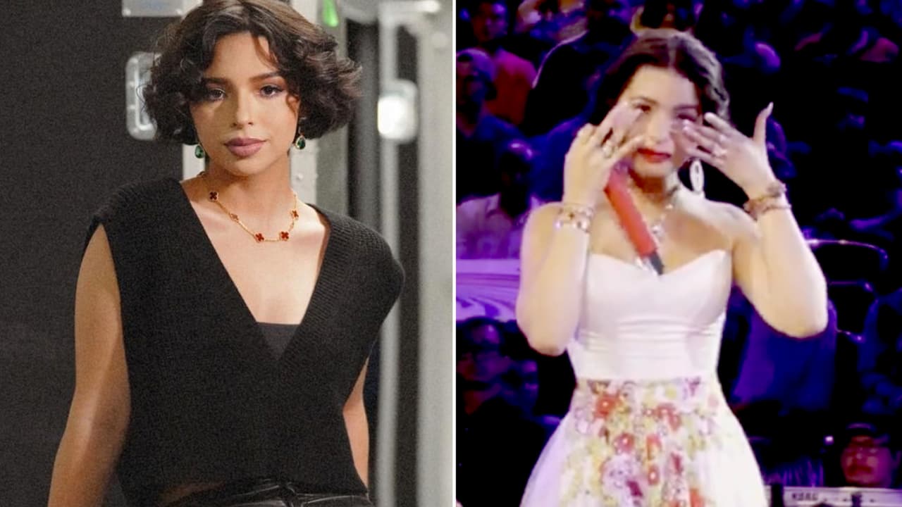 Ángela Aguilar llora en pleno concierto: pensó que no iba a llenar el lugar