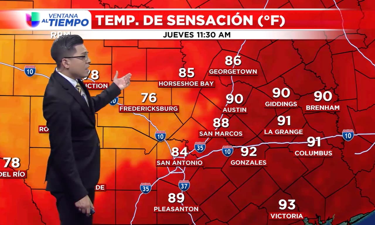 Regresan las temperaturas de verano para el centro de Texas 