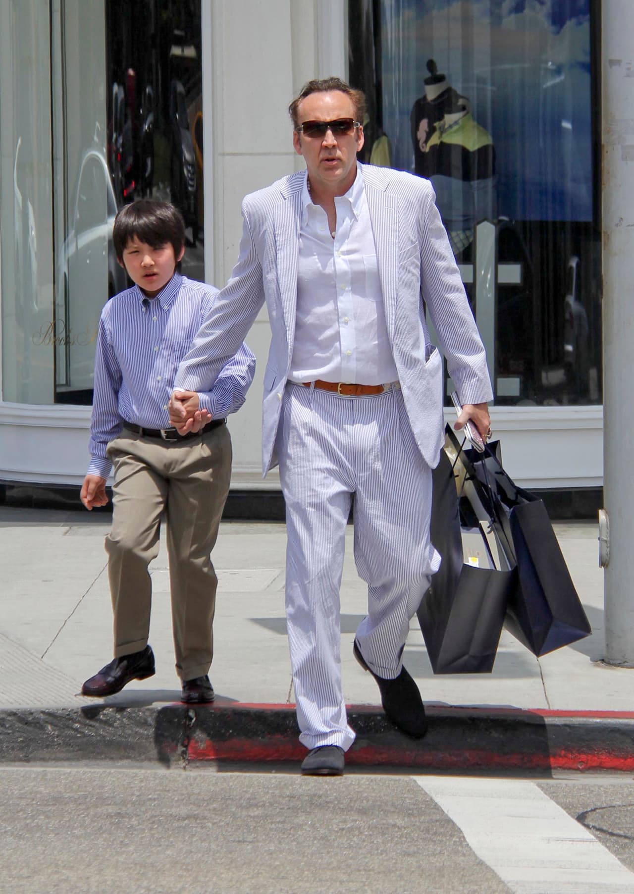 Pero esta vez, no vieron sólo al actor.