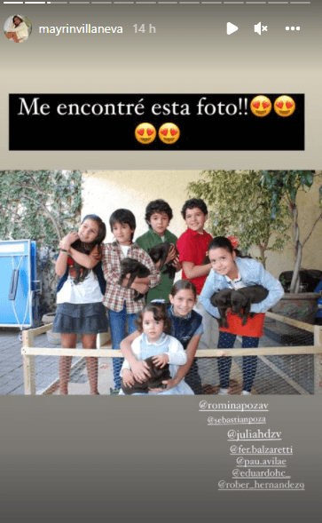 Mayrín Villanueva no se limitó a demostrar con palabras el amor que siente por los gemelos de Itatí Cantoral y Eduardo Santamarina, pues recientemente compartió una fotografía donde aparecen sus hijos y los del actor de ‘La desalmada’ en la infancia.