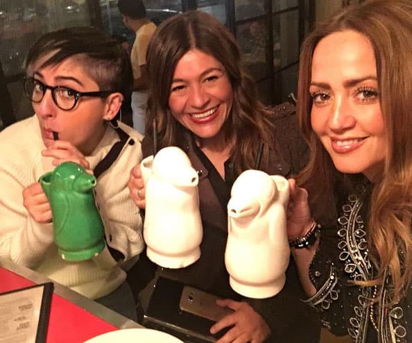 ¡Las tres mosqueteras de HOY! Maca, Martha Figueroa y Andrea tuvieron una gran noche de chicas.