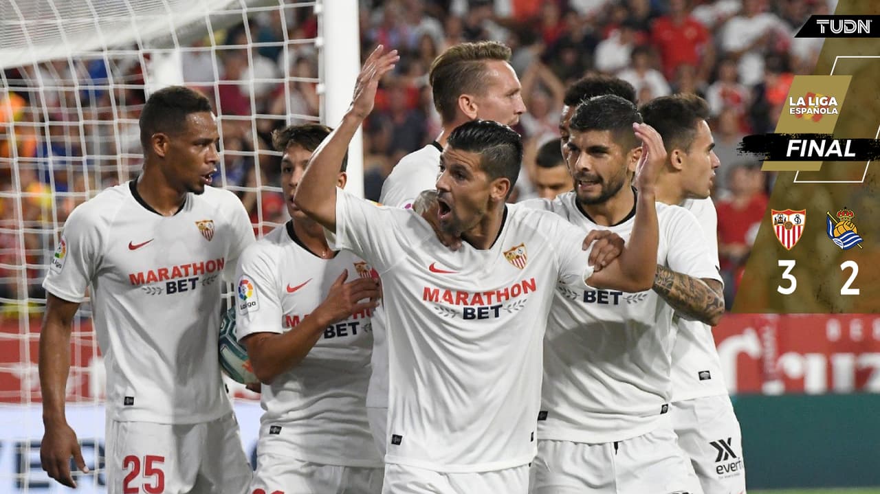 Sevilla remonta a la Real Sociedad sin Chicharito