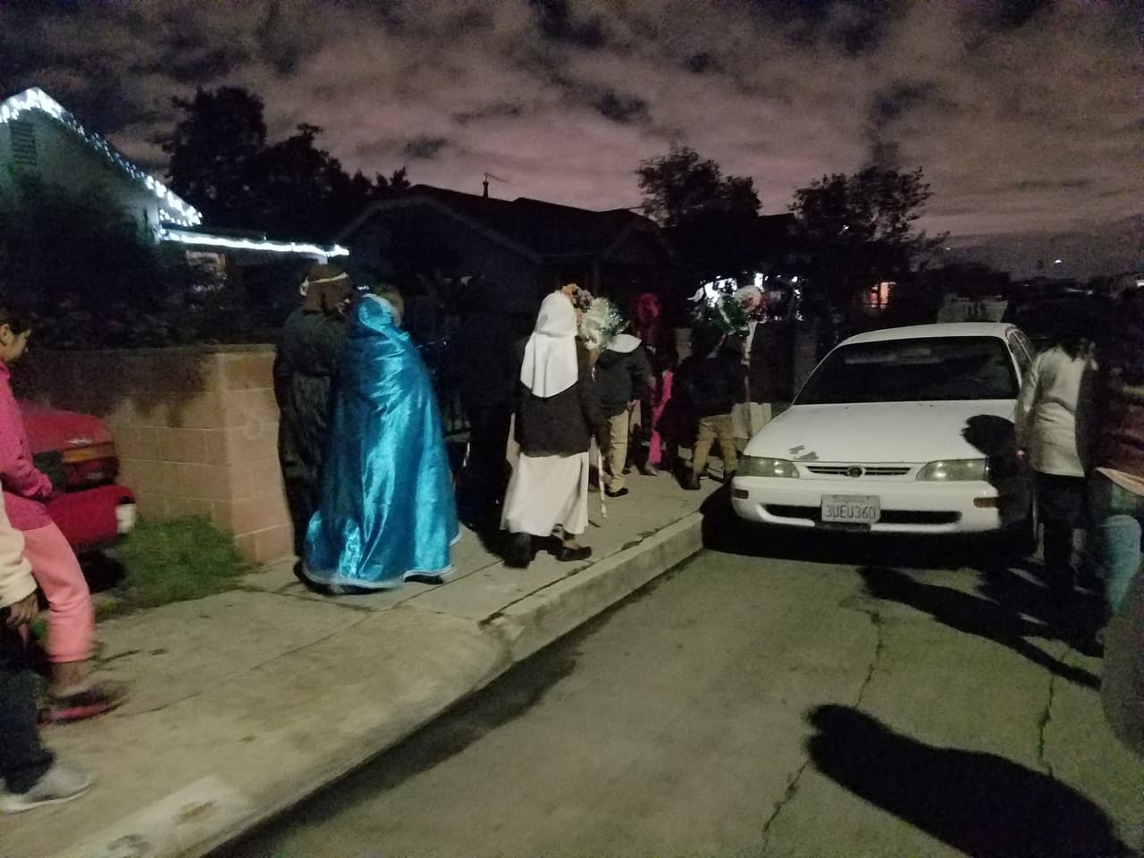 Caminando a la segunda casa.