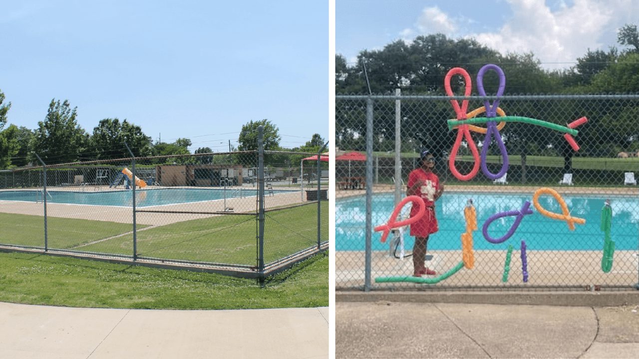 <h3 class="cms-H3-H3"><b>Glendale </b></h3>
<br>La piscina de Glendale es otra opción para los residentes del sur de Dallas y de ciudades cercanas, como Duncanville, DeSoto o Hutchins. 
<br>
<br>
<b>¿Qué ofrece la piscina? </b>
<br>Sillas, una regadera al exterior, estacionamiento, áreas de picnic, baños y una resbaladilla.
<br>
<br>Al cruzar la calle, también hay un parque donde puedes aprovechar y despejarte entre los árboles.
<br>
<br>
<b>¿Dónde está ubicada?</b>
<br>📍1534 Five Mile Drive, Dallas, TX 75216
<br>
<br>
<b>¿Cuándo abren?</b>
<br>Lunes y martes, de 1 p.m. a 6 p.m. Los sábados y domingos está de 12 p.m. a 7 p.m.
<br>
<br>
<b>¿Cuándo cierran?</b>
<br>Los jueves y viernes.