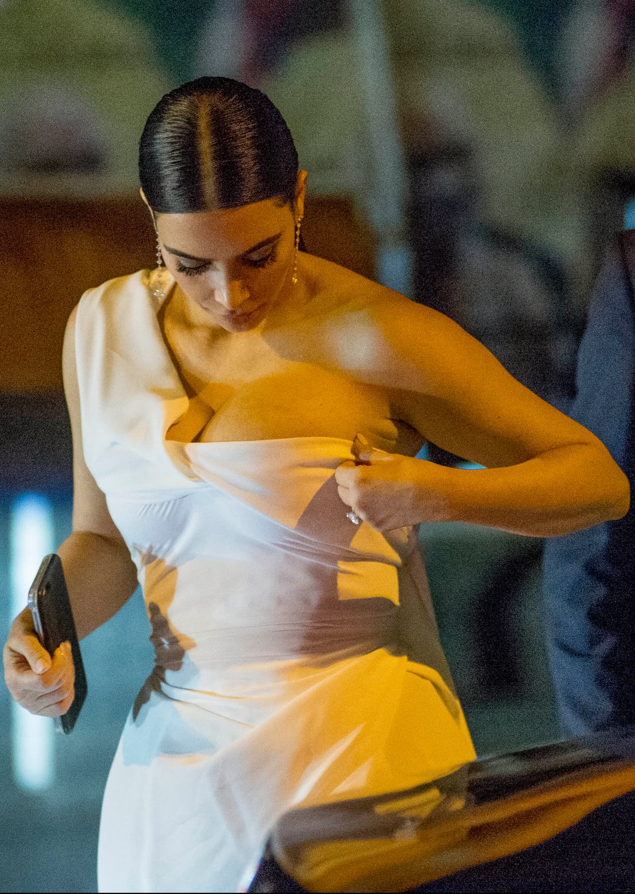 Fue a Roma a un evento muuuy fancy pero la traicionó el vestido.