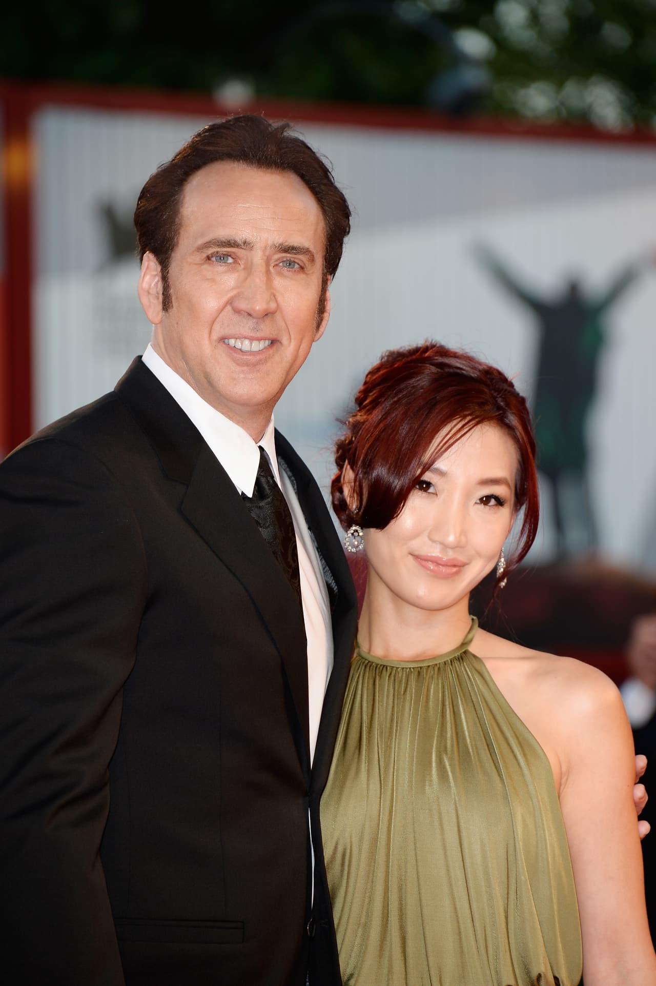 Nicolas Cage se había separado de quien fuera su segunda esposa y entonces comenzó su historia de amor con Alice Kim.