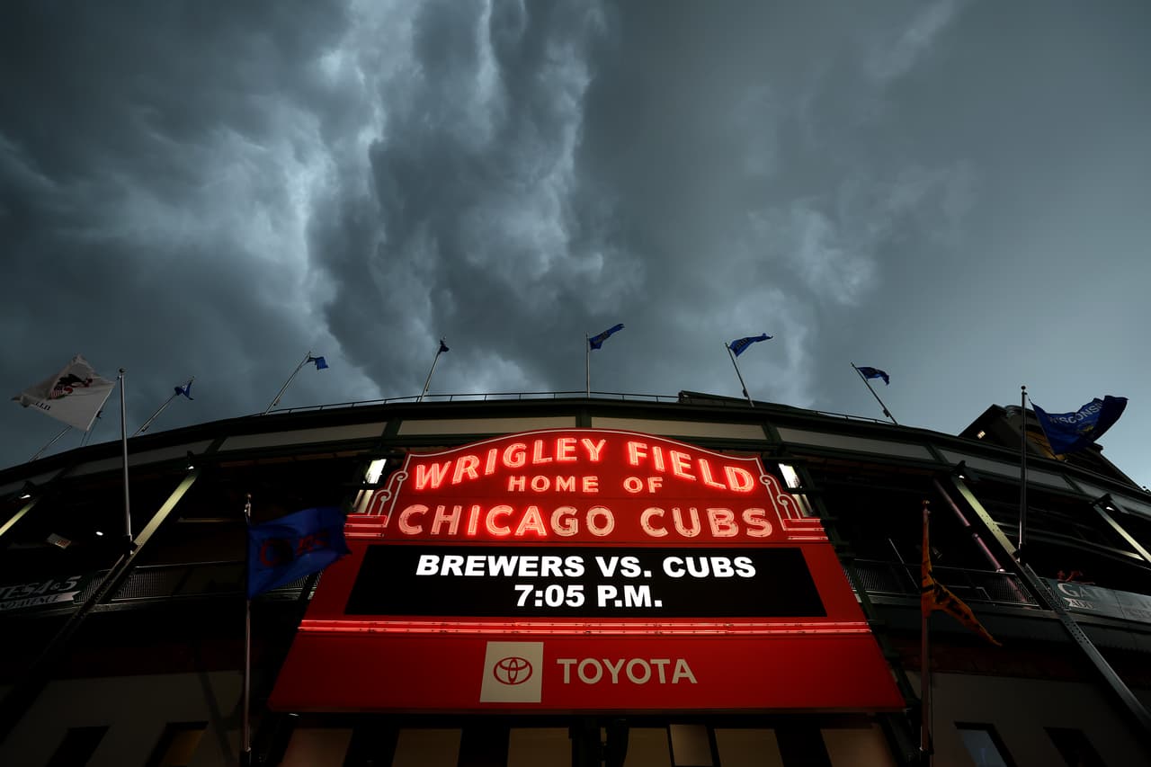 Tormentas afectan Chicago al punto en que reprograman el juego entren Cachorros y Cerveceros