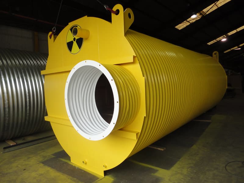 El modelo cilíndrico o de tubo acanalado es el más popular y tiene un diametro interior de 10 pulgadas.