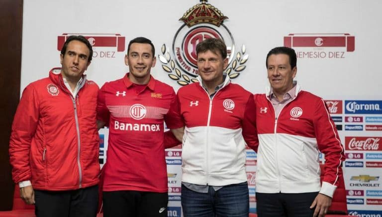 Rubens Sambueza se declaró listo para debutar con Toluca ante su ex