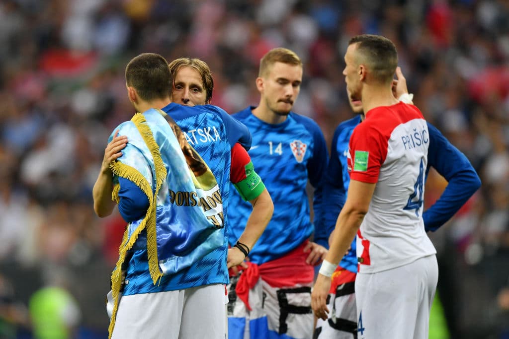 La consolación entre los propios jugadores fue frecuente como reconocimiento de la entrega.