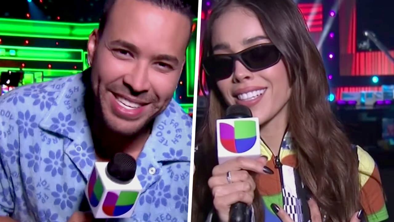 Sorprendimos a Prince Royce y Danna Paola en los ensayos de Premios Juventud