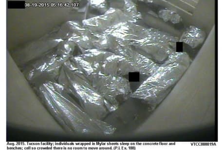 Celdas de la Patrulla Fronteriza donde son detenidos los inmigrantes que cruzan la frontera