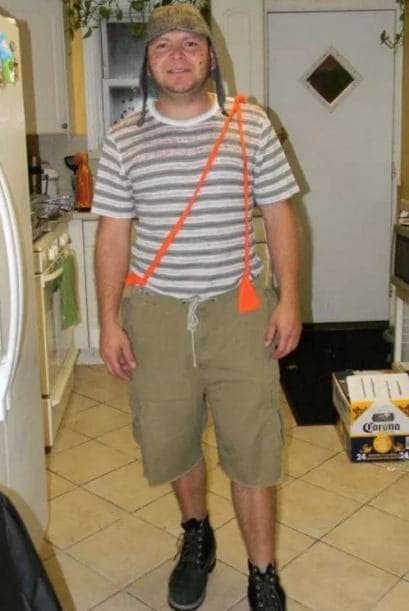 Dilver Argueta nos compartió su imagen de El Chavo vía Twitter.