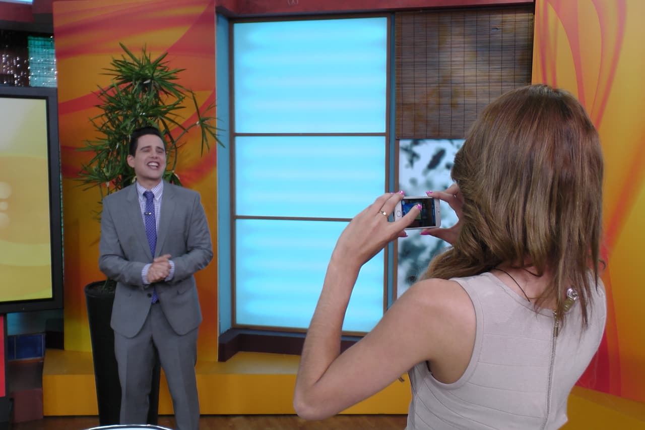 Alejandro y Yanet mostrando sus mejores poses.