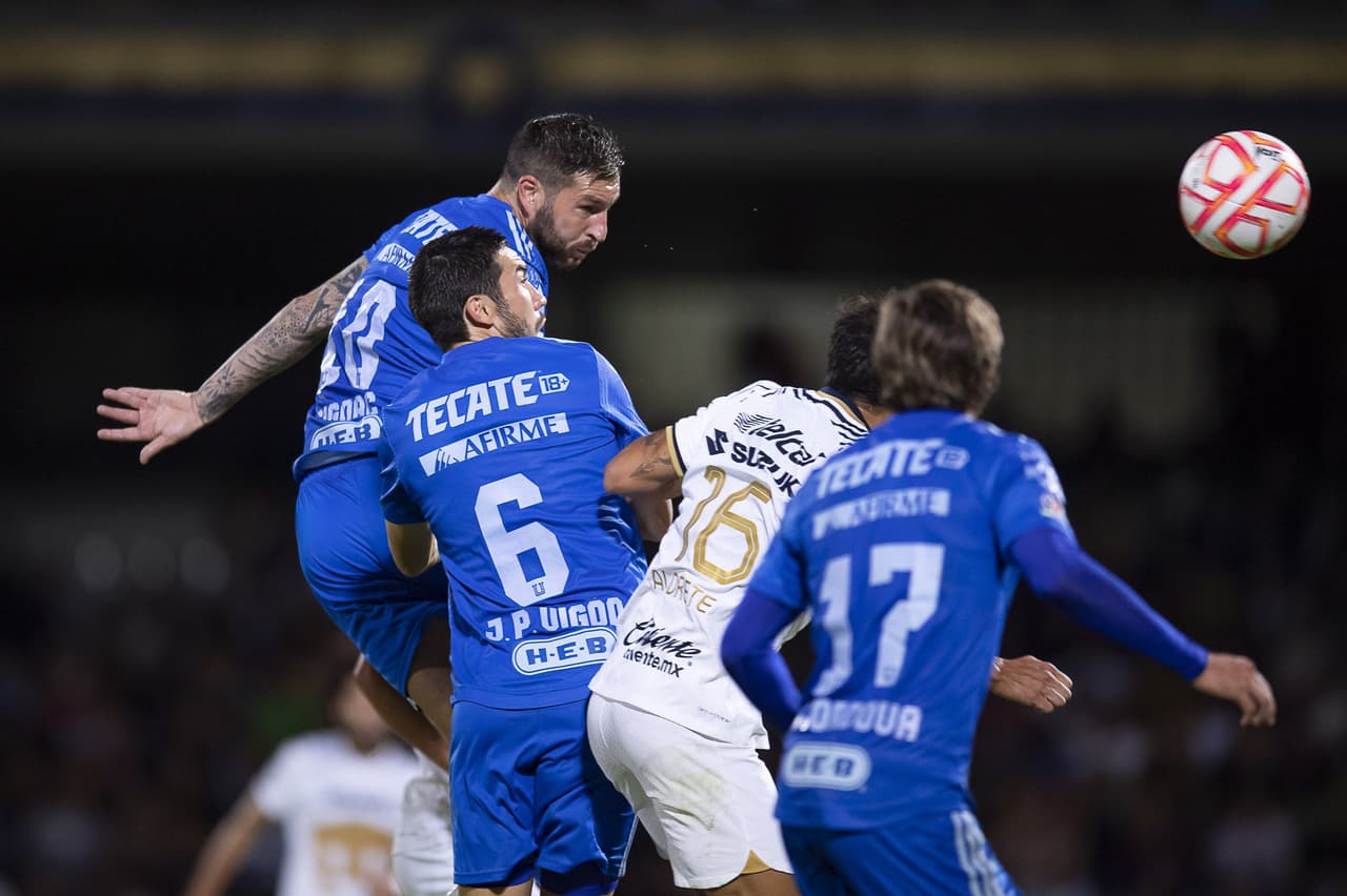 Tigres le empató sobre la hora a Pumas con gol de Gignac en partido adelantado de la Jornada 16 del Apertura 2022; Dinenno había adelantado a los universitarios.