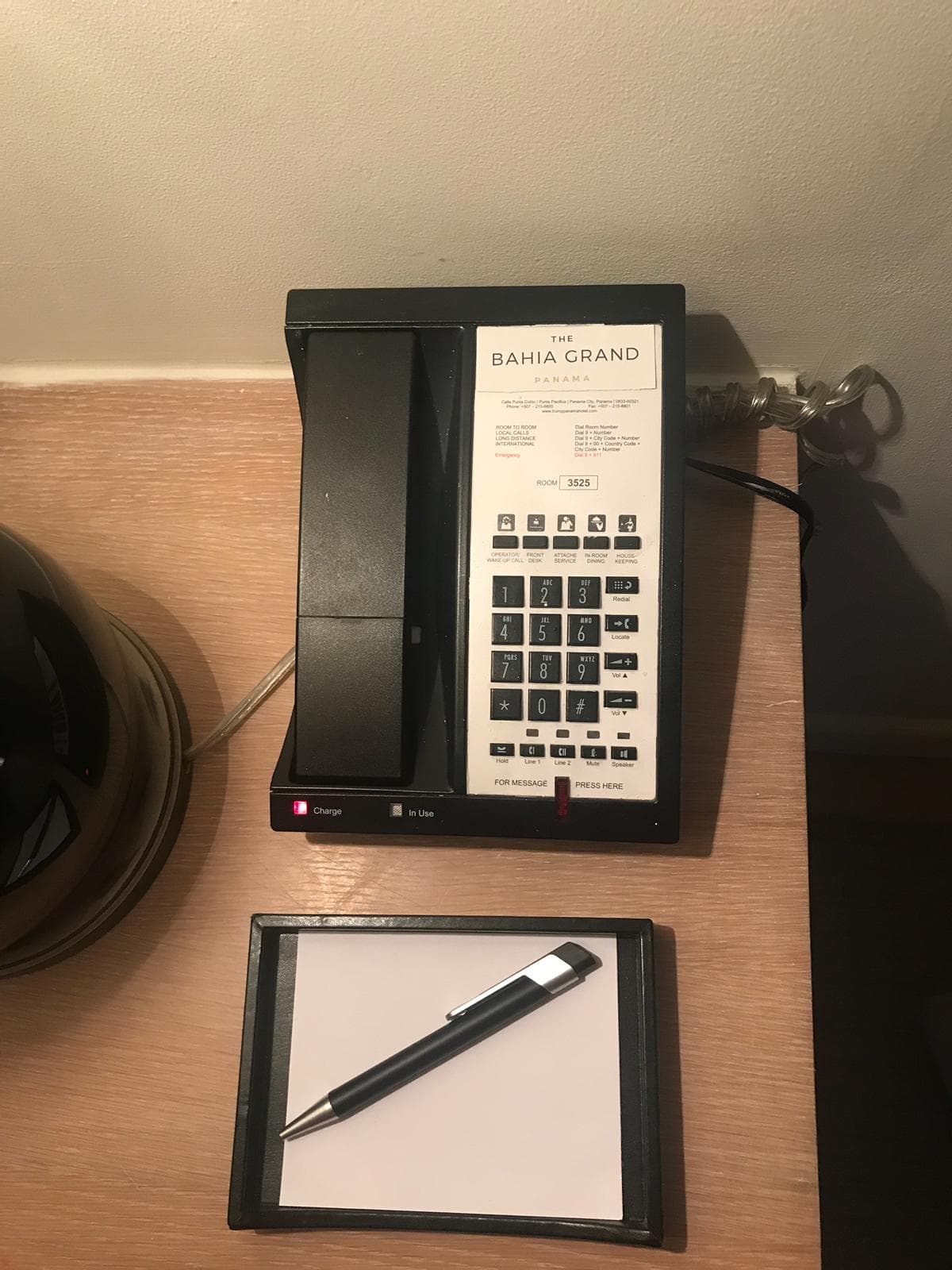 The room room at the Bahia Grand Panama hotel, formerly the Trump International