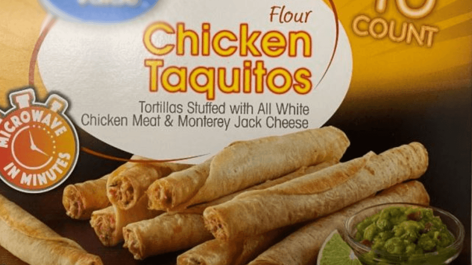 Departamento de Agricultura emite alerta de salud por taquitos y chimichangas congelados que podrían estar contaminados 