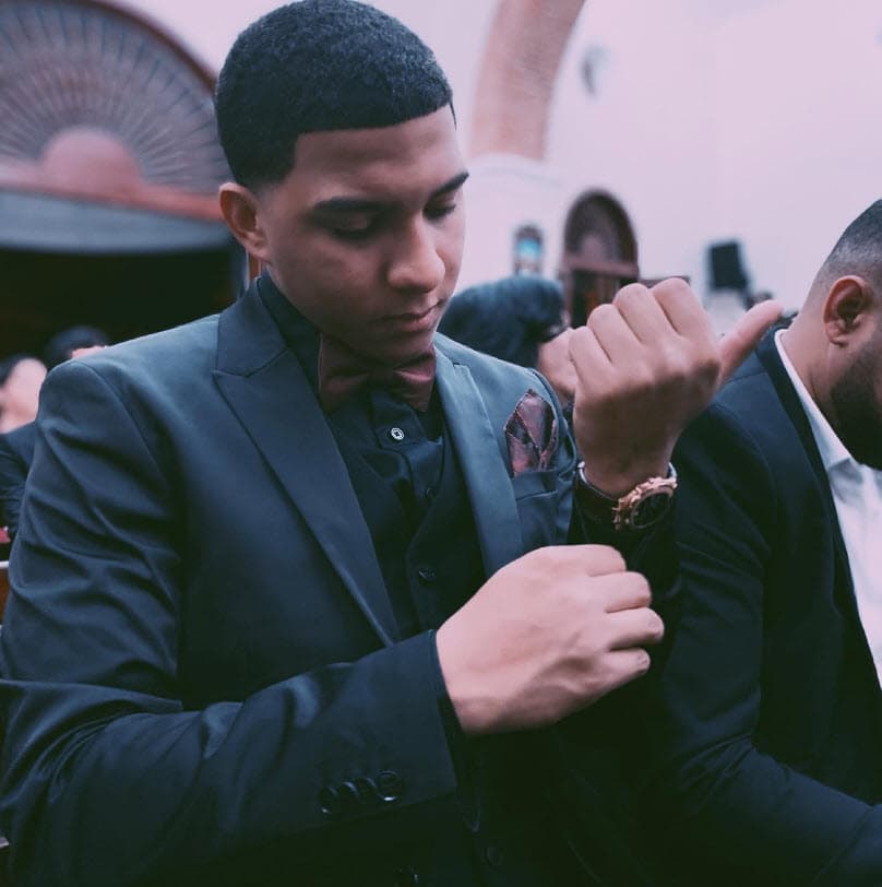 Jusin Santos murió a los 21 años en un accidente automovilístico.