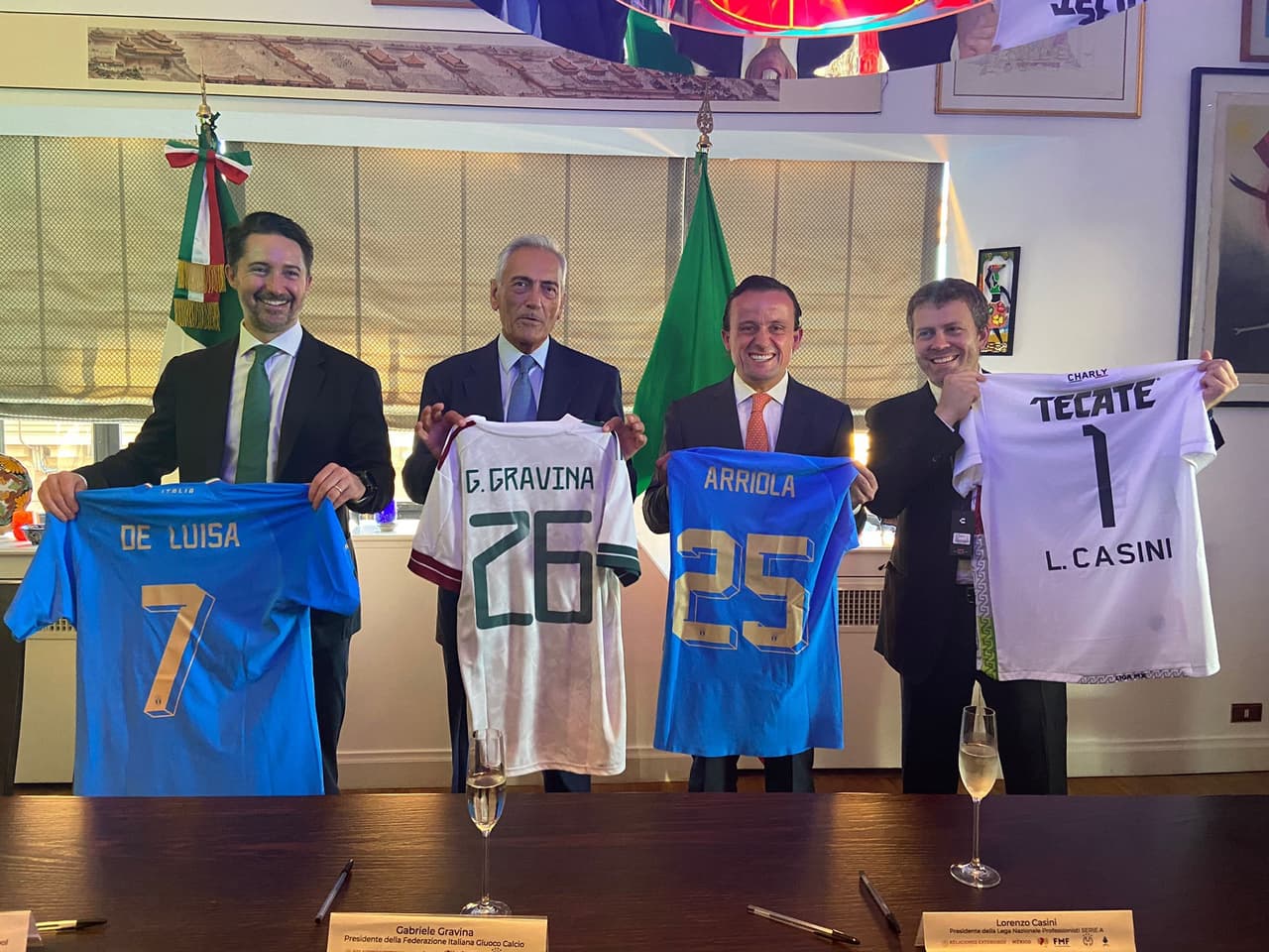 Federaciones de México e Italia firman convenio y se vislumbra amistoso rumbo a Mundial 2026