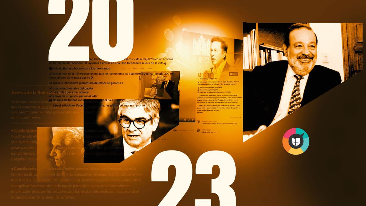 Las estafas del 2023: famosos que supuestamente promueven inversiones