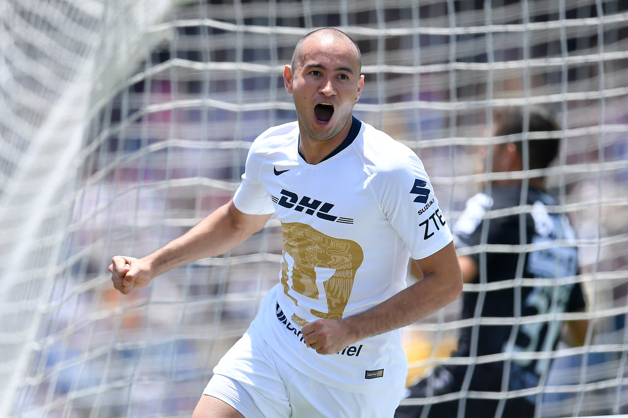 Con un tiro potente, raso y cruzado, el paraguayo Carlos González cerró el marcador con el 5-3 favorable para los Pumas, equipo que suma 6 puntos tras dos jornadas en el Apertura 2018.