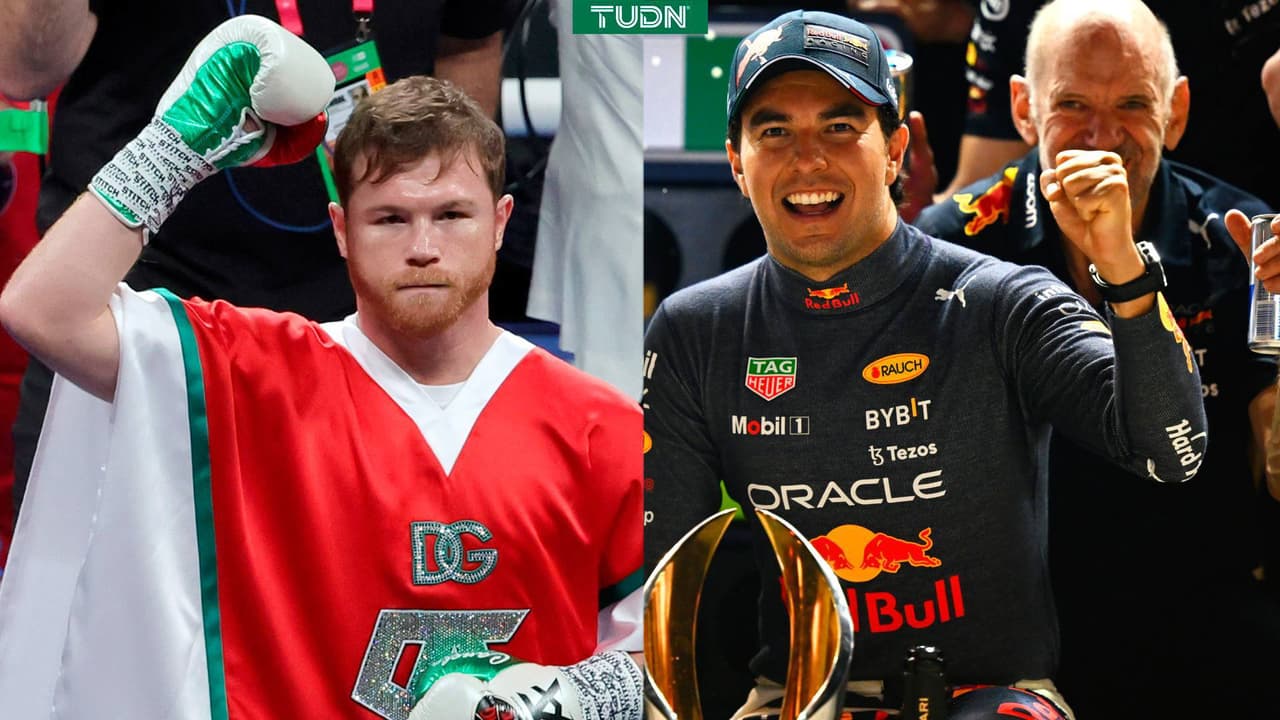 'Canelo' Álvarez felicitó al 'Checo' Pérez por su triunfo en Singapur 