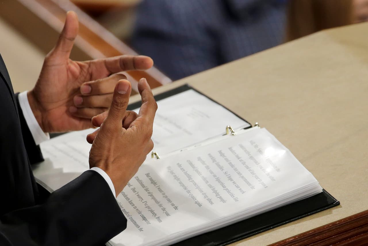 El texto que Obama leyó en su último discurso sobre el Estado de la Unión