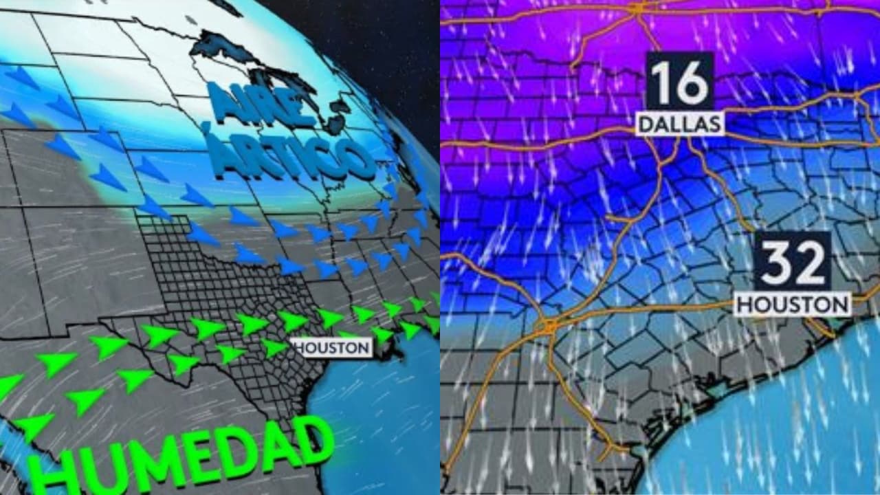 Frente ártico traerá frío extremo y posible lluvia helada al área de Houston este fin de semana