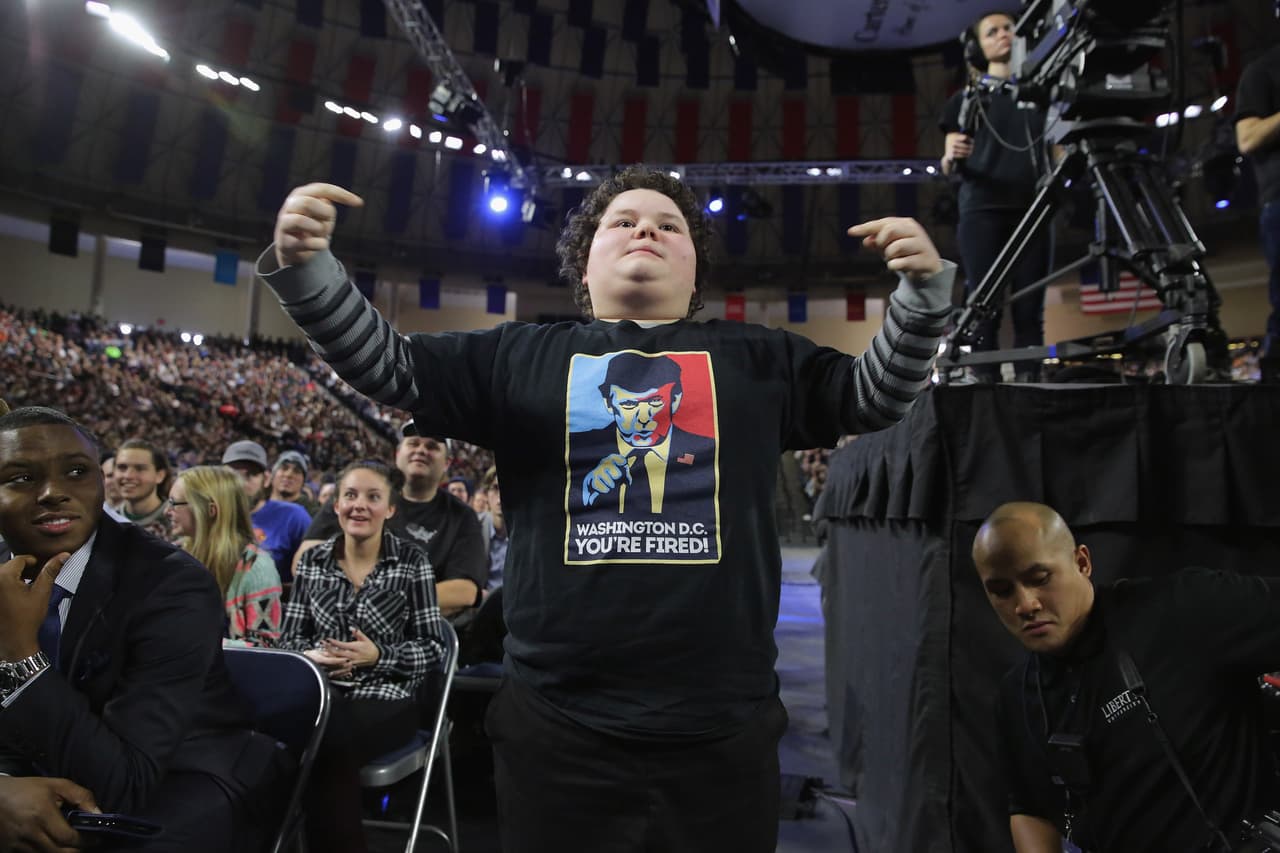 Trump es recordado por su frase "You are fired!", del 'reality show' The Apprentice.